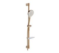 Hansa Viva - Set de pommeau de douche, barre et flexible, 3 jets, bronze brossé 4416021081
