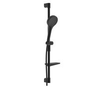 Hansa Viva - Set pomme de douche, barre et flexible, 3 jets, noir mat 4416021033