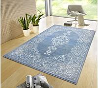 HANSE Home Gloria Orient Tapis de Salon 160 x 230 cm Multicolore Vintage Motif Oriental pour Couloir, Salle à Manger, Chambre d'enfant, Salon, Cuisine - Bleu Ciel