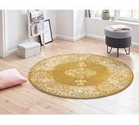 HANSE Home Home Gloria - Tapis oriental rond - Diamètre : 160 cm - Tapis de salon multicolore vintage - Motif oriental pour couloir, salle à manger, chambre à coucher, chambre d'enfant, salon, cuisine