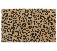 Hanse Home Paillasson en Coco pour l'intérieur - Naturel - Motif léopard - Antidérapant - pour Couloir, terrasse, entrée - 45 x 75 cm