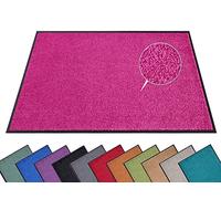 Hanse Home Paillasson (S-XXL), 60 x 90 cm, 12 Couleurs, pour l'extérieur, Lavable, résistant aux intempéries, antidérapant, pour l'entrée et l'extérieur, Rouge Framboise