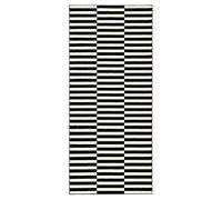 Hanse Home Panneau de Tapis - Tapis de Salon à Poils Courts - Motif Graphique - Aspect Moderne - Noir crème - 80 x 200 cm