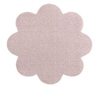 HANSE Home Soft & Clean - Paillasson pour intérieur et extérieur en Forme de Fleur - 67 x 67 cm - Lavable et résistant aux intempéries - Antidérapant - pour l'entrée et l'extérieur - Rose