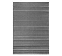 Hanse Home Sunshine Tapis d'intérieur et d'extérieur 120 x 170 cm - Tissu plat résistant aux intempéries - Design moderne pour balcon, terrasse, véranda, cuisine, salle à manger, salle de bain, salon, imperméable, gris