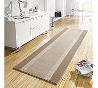 HANSE Home Tapis de Couloir - 80 x 300 cm - Tapis Doux à Poils Courts - Design Moderne - pour Couloir, Chambre à Coucher, Chambre d'enfant, Salle de Bain, Salon, Cuisine - Beige crème