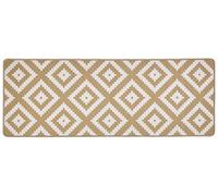 HANSE Home Tapis de Cuisine Motif Losange Beige, 67 x 180 cm