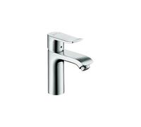 Hansgrohe 31204001 Metris 110 Robinet à faible débit à trou unique sans pop-up Chromé Hansgrohe