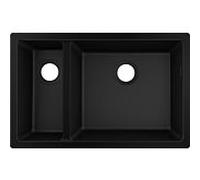 hansgrohe 43433170710 x 450 mm, cuve principale et supplémentaire 2000 , noir graphite