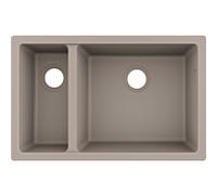 hansgrohe 43433380710 x 450 mm, cuve principale et supplémentaire 2000 , gris béton