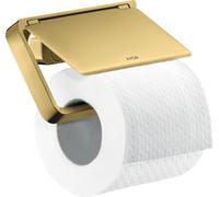 Hansgrohe Porte-rouleau de papier AXOR 42836990, métal, avec couvercle, optique en or poli