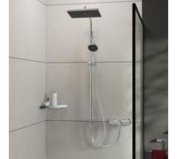 Hansgrohe Set de douche Activera Q 29×18 cm 2 jets EcoSmart sans mitigeur Chrome