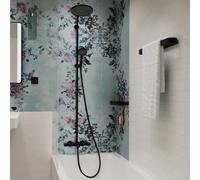 hansgrohe Activera S Colonne de douche en applique avec bec déverseur, Mitigeur thermostatique, 28871670,