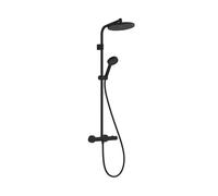 Hansgrohe Colonne de douche thermostatique Activera S 240 EcoSmart 8 l/min noir mat
