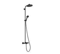 Hansgrohe Kit baignoire-douche mural Activera S 240 - Thermostat Ecostat - Noir mat 28871670