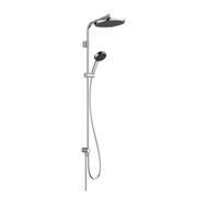 Hansgrohe Activera S - Set de douche sans mitigeur, diamètre 24 cm, 2 jets, EcoSmart, chrome 28074000