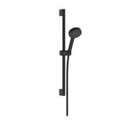 Hansgrohe Activera S - Set de pommeau de douche, barre et flexible, EcoSmart, noir mat 28041670