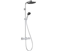 Hansgrohe Ensemble de douche mural Activera S 240 1 jet EcoSmart Ecostat Fine Varia Chrome 28078000