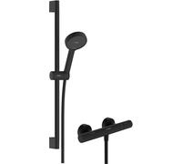 Hansgrohe Activera Select S ensemble de douche mural avec thermostat noir 28876670