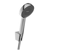 Hansgrohe Activera Select S - Set de pommeau de douche, support et flexible, 2 jets, EcoSmart, chrome 28052000