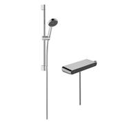 Système de douche Hansgrohe Activera Select S 28087000, pommeau de douche 95 mm, 2 jets, montage en surface, chromé