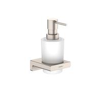 Hansgrohe AddStoris 41745820 Distributeur de Savon Liquide Moderne pour évier de Salle de Bain et Cuisine Nickel brossé