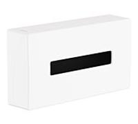 hansgrohe AddStoris boîte à mouchoirs cosmétiques, 41774700, Couleur: blanc mat