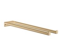 hansgrohe AddStoris porte-serviettes 41770140 longueur 445 mm, deux bras, montage mural, métal, bronze brossé