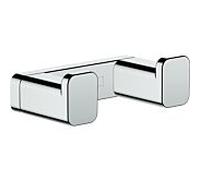 hansgrohe Crochet double AddStoris 41755000 fixation murale, métal, chromé