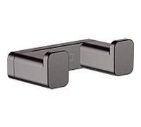 hansgrohe AddStoris crochet double 41755340 fixation murale, métal, chrome noir brossé