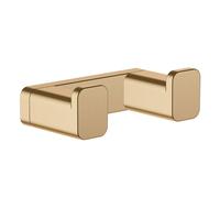 Hansgrohe Crochet double porte-serviettes AddStoris 41755140 Fixation murale métal Bronze brossé