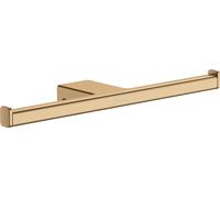 hansgrohe AddStoris double porte-rouleau de papier, 41748140, Couleur: Bronze brossé