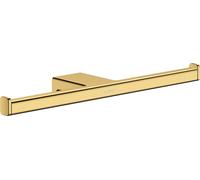 hansgrohe AddStoris double porte-rouleau de papier, 41748990, Couleur: Optique en or poli
