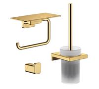 hansgrohe AddStoris Ensemble d'accessoires de salle de bains, 41752990+41742990+41772990,