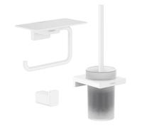 Hansgrohe Addstoris Ensemble d'accessoires WC - 3 pièces - Blanc mat SW651158/SW651261/SW651245