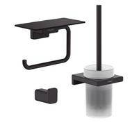 Hansgrohe Addstoris Ensemble d'accessoires WC - 3 pièces - Noir mat SW651064/SW651262/SW651131