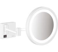 hansgrohe AddStoris LED-miroir de rasage, 41790700, Couleur: blanc mat