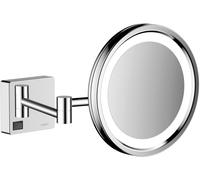Hansgrohe AddStoris miroir cosmétique 21.7x21.7 cm arrondi avec éclairage chrome 41790000