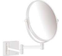 Hansgrohe AddStoris miroir cosmétique 24.6x24.6 cm arrondi blanc 41791700