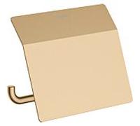 hansgrohe AddStoris Papierrollenhalter 41753140 avec couvercle, montage mural, métal, bronze brossé