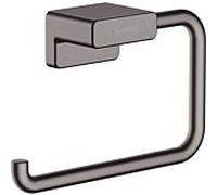 hansgrohe AddStoris Papierrollenhalter 41771340 sans couvercle, montage mural, métal, chrome noir brossé