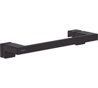 Hansgrohe Poignée de porte de douche AddStoris 41759670 noir mat épaisseur du verre 6-12 mm L 398 mm