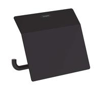 hansgrohe AddStoris Papierrollenhalter 41753670 avec couvercle, montage mural, métal, noir mat