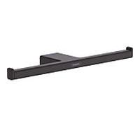 hansgrohe AddStoris Papierrollenhalter 41748670 double, montage mural, métal, noir mat