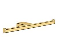 hansgrohe AddStoris double porte-rouleau de papier, 41748990, Couleur: Optique en or poli