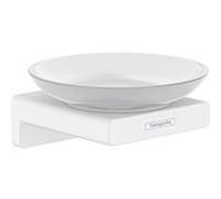 hansgrohe AddStoris porte-savon 41746700 fixation murale, verre, métal, blanc mat
