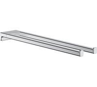 Hansgrohe Porte-serviettes AddStoris double mural chromé 41770000