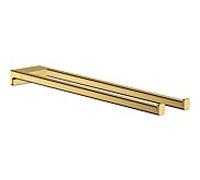 hansgrohe AddStoris porte-serviettes 41770990 longueur 445mm, deux bras, montage mural, métal, optique or poli