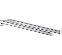 hansgrohe AddStoris porte-serviettes à deux bras chromé, 1 pièce.