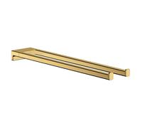 Hansgrohe Porte-serviettes AddStoris 45 cm à deux bras Or poli 41770990